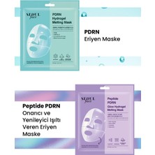 Dermal Pdrn ve Peptid Nemlendirici Onarıcı Eriyen Maske Seti Kore Maske Seti 34 Gr.