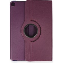 Almira Butik Mey Ithalat®  iPad Pro 11 (2024) Kılıf 360 Tablet Deri Kılıf - Mürdüm