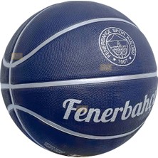 Fenerbahçe Yeni Koleksiyon Tricolor Serisi Lisanslı ve Logo Baskılı 7 Numaralı Kauçuk Basketbol Topu