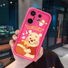 Ucuc Vivo X200 Fe Uyumlu Pembe Kırmızı Silikon Kılıf Darbeye Dayanıklı Kamera Koruma