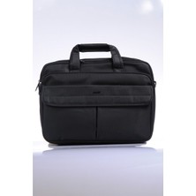 Ççs 71242 Siyah Kumaş Laptop Bölmeli Evrak Çantası