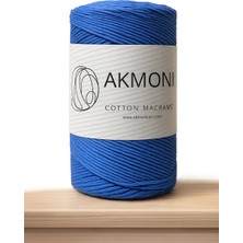 Akmonia Makrome Pamuk 250GR  2mm Zincir Ip, Çanta,runner,dekarayon,sepet