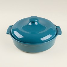 Aryıldız Elissa Kapaklı Karnıyarık Fırın Kabı Yeşil 29 cm