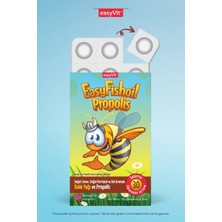 Easyvit EasyFishoil Propolis Omega 3 Balık Yağı Çiğnenebilir 30 Jel