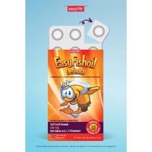 Easyvit EasyFishoil Defence Beta Glukan Karışık Meyve Aromalı 30 Jel Tablet