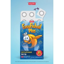 Easyvit EasyFishoil Plus Balık Yağı Tutti Frutti Aromalı 30 Çiğnenebilir Jel
