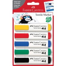 Faber-Castell Klasik Tekstil Markörü 5'li Paket