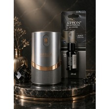 Areon Aromatik Difüzör Gümüş (Klasik Metal) + Black Crystal