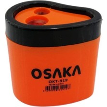 Osaka Turuncu Çift Hazneli Damla Şekilli Kalemtraş