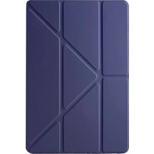 Almira Butik Mey Ithalat®  Huawei Matepad Pro 12.2 2025 Kalemlikli Mars Tablet Kılıfı - Lacivert