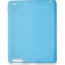 Almira Butik Mey Ithalat®  iPad 4 9.7 Kılıf Evo Tablet Silikon - Mavi