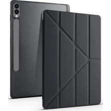 Almira Butik Mey Ithalat®  Samsung Galaxy X610 Tab S9 Fe Plus 12.4 Kılıf Kalemlikli Mars Tablet Kılıfı - Siyah