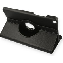 Almira Butik Mey Ithalat®  Samsung Galaxy T290 Tab A 8 Kılıf 360 Tablet Deri Kılıf - Siyah