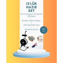 Dalpak Ambalaj 13 mm Kompozit Lifli Çember Seti