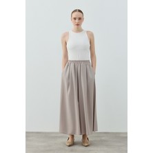 Merwish Kadın 1782 Comfy Krep Pantolon Etek