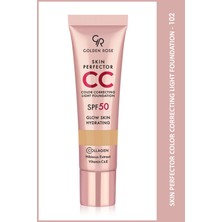 Golden Rose Skin Perfector Color Correcting Light Foundation - 102