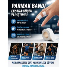 Nutrabella Parmak Bandı Ekstra Güçlü Yapıştırıcı, Ağırlık Kaldırma Için Atletik , Voleybol, Tırmanma Basketbol