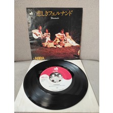 Plakperest Abba  –  Fernando  - 1976 Japonya Basım 45LIK Plak-2.el