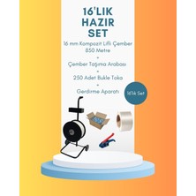 Dalpak Ambalaj 16 mm Kompozit Lifli Çember Seti