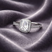 Jane Silver 925 Ayar Gümüş Baget Yüzük