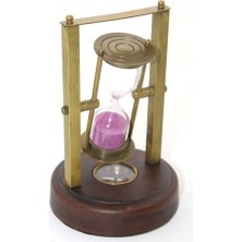 İlanib Ticaret Pirinç Pusulalı Kum Saati Model 7