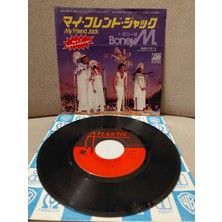 Plakperest Boney M.  –  My Friend Jack - 1980  Japonya Basım 45LIK Plak-2.el