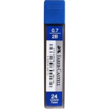 Faber-castell Kalem Uçu Siyah 0.7 Mm 2b 12 Adet