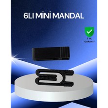İlanib Ticaret Poşet Kapatma Mandalı Hava Geçirmez 6 Adet Set