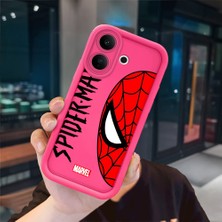 Ucuc Vivo V60 Lite 4g/5g Uyumlu Pembe Kırmızı Silikon Kılıf Darbeye Dayanıklı Kamera Koruma