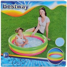 Keskin Sound Bestway 3 Bölmeli Şişme Zemin HAVUZ(1.02X25)