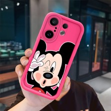 Ucuc Vivo X200 Fe Uyumlu Pembe Kırmızı Silikon Kılıf Darbeye Dayanıklı Kamera Koruma