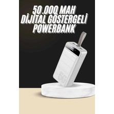 İlanib Ticaret Hızlı Taşınabilir 50.000 Mah Powerbank LED Ekran Android ve Ios Uyumlu