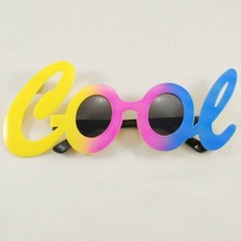 İlanib Ticaret Cool Yazılı Rengarenk Parti Gözlüğü 21X8 cm
