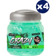 Hobby Crazy 150 ml x 4 Adet Sert Jöle Saç Bakımında Güçlü Sonuçlar İçin Özel Formül