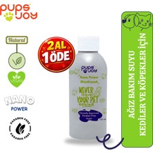 Pups Joy Pupsjoy Kedi & Köpek Ağız Bakım Suyu - Nano Gümüş Ağız Kokusu - Diş & Diş Eti Sağlığı 150 ml