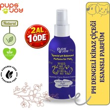 Pups Joy Pupsjoy Kedi ve Köpek Parfümü – Tüyleri İçin - pH Dengeli - Japon Kiraz Çiçeği Esanslı - 150 ml