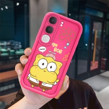 Ucuc Vivo Y31/Y21D Uyumlu Pembe Kırmızı Silikon Kılıf Darbeye Dayanıklı Kamera Koruma