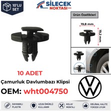 Silecek Noktası Volkswagen Çamurluk Davlumbaz Klipsi 10 Adet WHT004750