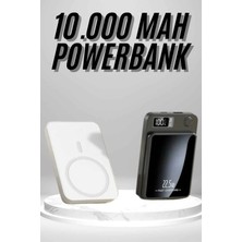 İlanib Ticaret Magsafe Hızlı Şarj 10.000 Mah Wireless Şarj Powerbank Android ve Ios Uyumlu