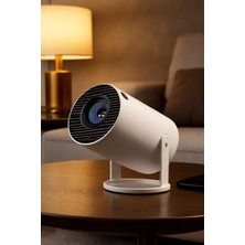 İlanib Ticaret Taşınabilir Sinema Projektörü Pro Telefon Destekli Android 11 Akıllı Projeksiyon