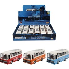 İlanib Ticaret Maxx Wheels Sesli ve Işıklı Nostaljik Halk Otobüsü 15 cm - 83166  -  1 Adet Fiyatıdır