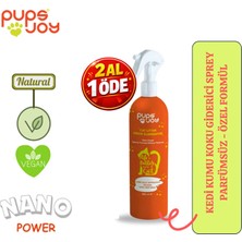 Pups Joy Pupsjoy Kedi Kumu Koku Giderici Sprey – Nano Gümüş Parfümsüz - Doğal İçerikli - 400 ml
