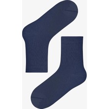 Penti Unisex Çocuk Lacivert Melanj Yüksek Konfor Soket Çorap
