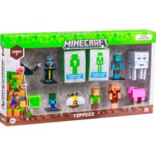 Minecraft 3D Toppeez 12'li Deluxe Figür Seti Seri 2 Model 2 PMI/MC2280