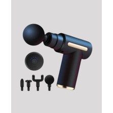 Zero Land Muratech Profesyonel Masaj Tabancası 6 Kademeli Derin Kas Terapisi 4 Başlıklı Şarjlı Sessiz Motor