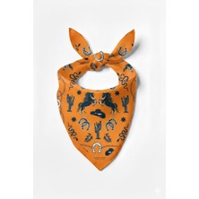 Petek Aksesuar Leopar Kelbek Bandana 50*50 Cm.