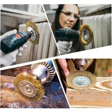 İlanib Ticaret 6'lı Pimli Tel Fırça Seti - Pas Yağ Kir Boya Yapışkan Çözücü