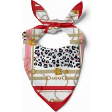 Petek Aksesuar Leopar Kelbek Bandana 50*50 Cm.