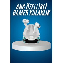 İlanib Ticaret Oyuncu Kulaklığı Mikrofonlu Gürültü Engelleme Gecikme Önleyici Bluetooth Kulaklık