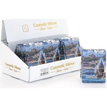 İlanib Ticaret Taşlı Istanbul Tasarımı El Aynası Ince Model 17